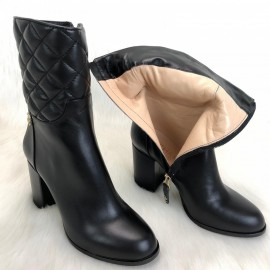 Chanel Quilted Ankle Boots Kapitone