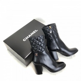 Chanel Quilted Ankle Boots Kapitone