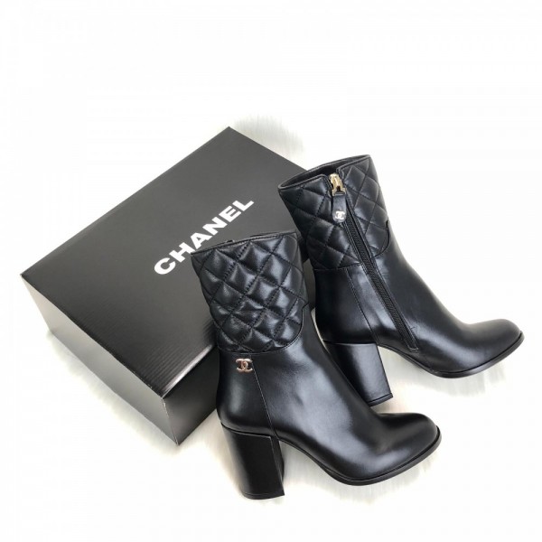 Chanel Quilted Ankle Boots Kapitone