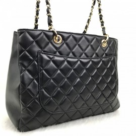 Chanel Shopping Black Gold Accessory