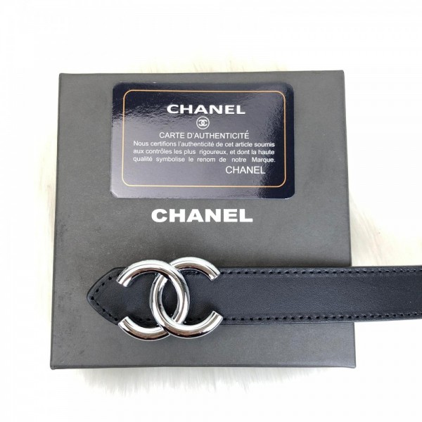 Chanel Stony Plaque Silver