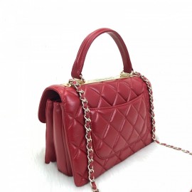 Chanel Trendy Coco Flap Red