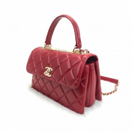 Chanel Trendy Coco Flap Red