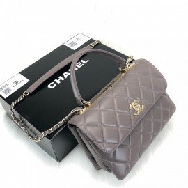 Chanel Trendy Coco Flap Mink