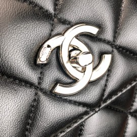 Chanel Trendy Coco Flapbag Black Silver Accessory