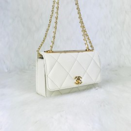 Chanel Trendy Coco Woc White