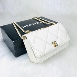 Chanel Trendy Coco Woc White