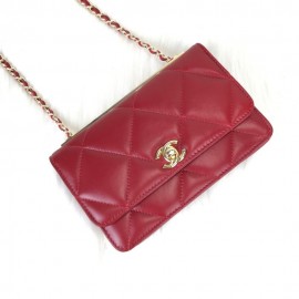 Chanel Trendy Coco Woc Red