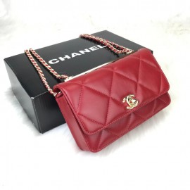 Chanel Trendy Coco Woc Red