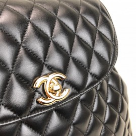 Chanel Vintage Backpack Capitone Gold