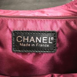 Chanel Vintage Backpack Capitone Silver