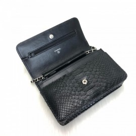 Chanel (woc) Match Classic Python Naturel Silver