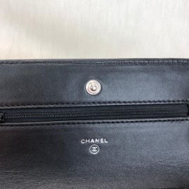 Chanel (woc) Match Classic Python Naturel Silver