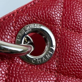 Chanel Shopping Caviar Red