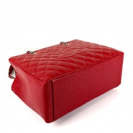 Chanel Shopping Caviar Red