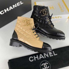 Chanel 19 Lace-Up Ankle Boots