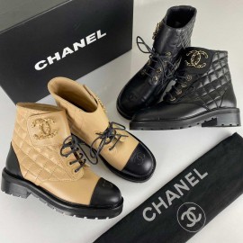 Chanel 19 Lace-Up Ankle Boots