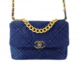 Chanel 19 Large Flap-Denim Bag 2