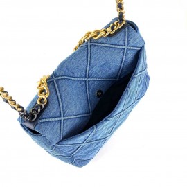 Chanel 19 Large Flap-Denim Bag 1