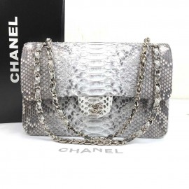 Chanel Flap Jumbo Phyton 1