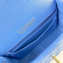 Chanel Mini Flap bag 1,55 Blue