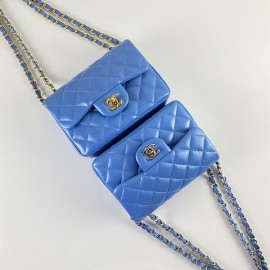 Chanel Mini Flap bag 1,55 Blue