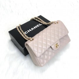 Chanel Classic Flap Bag 2.55 medium size gold