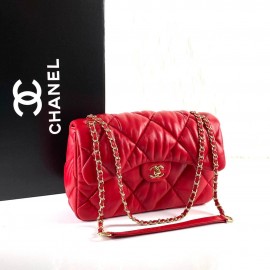 Chanel Jumbo Chesterfield Puffer Flap Bag Gold