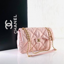 Chanel Jumbo Chesterfield Puffer Flap Bag Gold