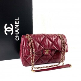 Chanel Jumbo Chesterfield Puffer Flap Bag Gold