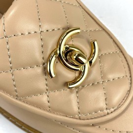 Chanel Quilted Derby Shoes 