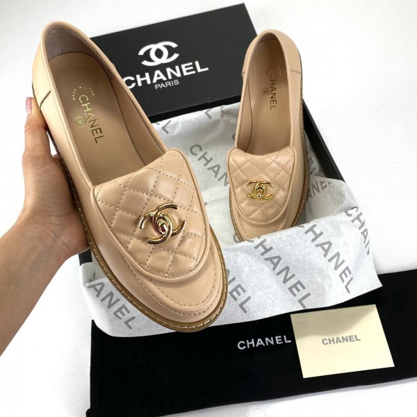 Chanel Quilted Derby Shoes 