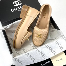 Chanel Quilted Derby Shoes 