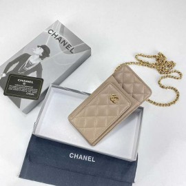 Chanel Compact Double Pouch With Chain phone case 