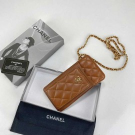 Chanel Compact Double Pouch With Chain phone case 