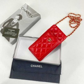 Chanel Compact Double Pouch With Chain phone case 