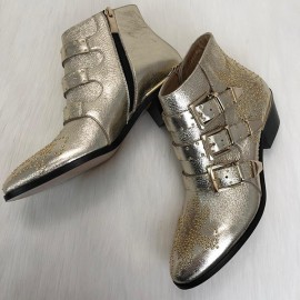 Chloe Susanna Half Boots Gold 