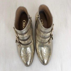 Chloe Susanna Half Boots Gold 