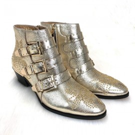 Chloe Susanna Half Boots Gold 