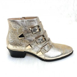 Chloe Susanna Half Boots Gold 