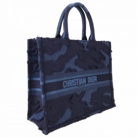 Christian Dior Book Tote Obliqu Bag Blue Special