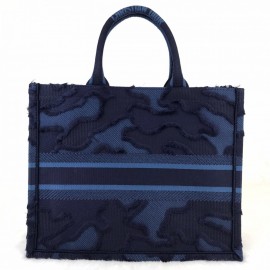 Christian Dior Book Tote Obliqu Bag Blue Special