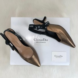 Christian Dior J\'adior Slingback Gold