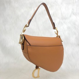 Christian Dior Saddle Calfskin Tan Color