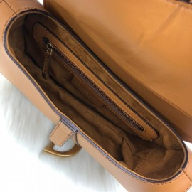 Christian Dior Saddle Calfskin Tan Color