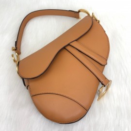 Christian Dior Saddle Calfskin Tan Color