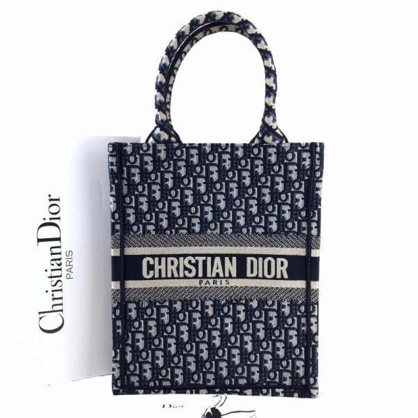 Christian Dior Vertical Book Tote Classic