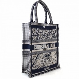 Christian Dior Vertical Book Tote Custom