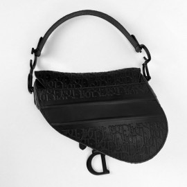 Christian Dior Saddle Embossed Calfskin Bag 