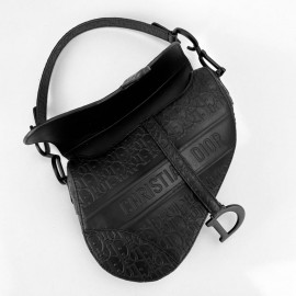 Christian Dior Saddle Embossed Calfskin Bag 